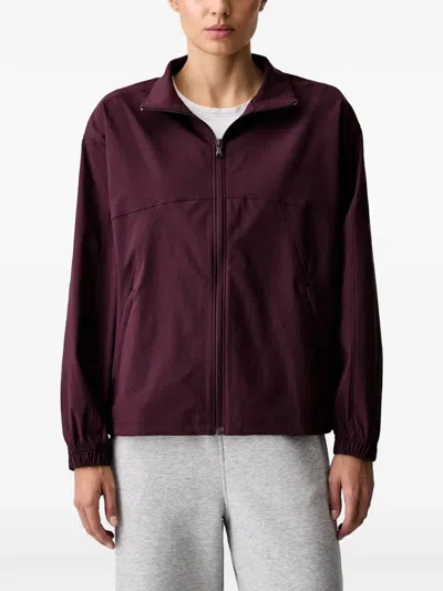 Under Armour Zip-up Drawstring Jacket In Black