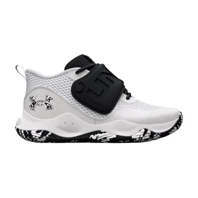 Pre-owned Under Armour Zone Bb 2 Gs 'white Black' | Kid's Size 6
