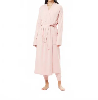 Under The Canopy Organic Robe In Blush In Pink