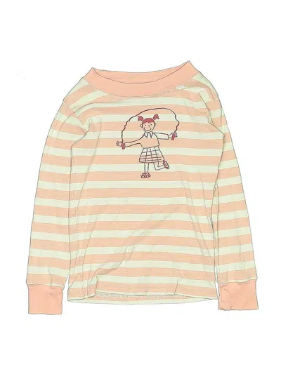 Pre-owned Under The Nile Kids' Long Sleeve T-shirt In Pink