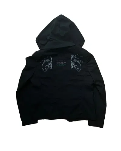 Pre-owned Undercover 06ss "t" Chuuut Hooded Blazer In Black