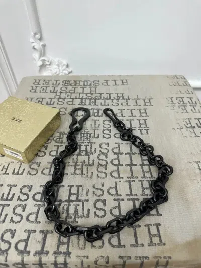 Pre-owned Undercover 18ss Copper Wallet Chain In Black