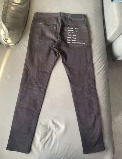 Pre-owned Undercover 18ss Knife Slimfit Punk Jeans - Dmc In Purple