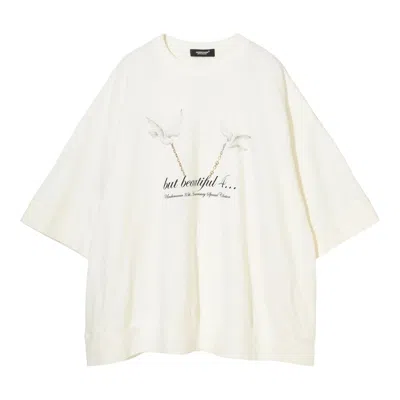 Undercover 2 Birds Graphic Tee In White
