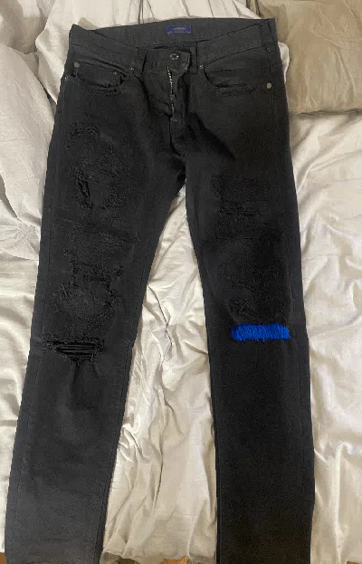 Pre-owned Undercover 2004/2005 'but Beautiful' 68 Denim Black Reissue