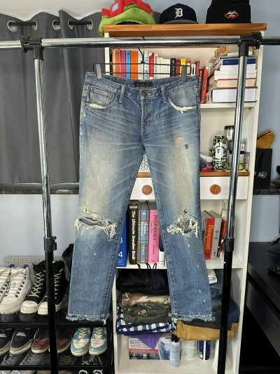 Pre-owned Undercover 2005ss But Beautiful Jeans In Blue