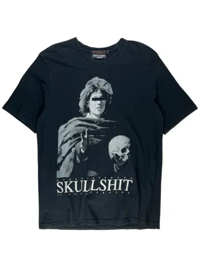 Pre-owned Undercover 2006  Skullshit 10th Anniversary Skull Tshirt In Black
