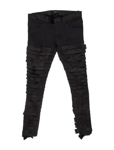 Pre-owned Undercover 2014 Skinny Leg Pants In Black