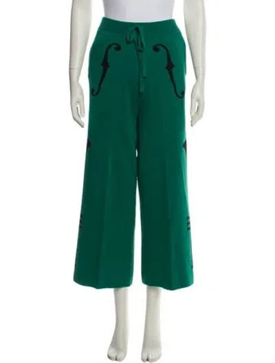 Pre-owned Undercover 2017 Wide Leg Pants In Green