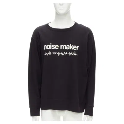 Pre-owned Undercover 2023 Black Cotton Noise Maker Graphic Crew Neck Sweatshirt Jp3 L