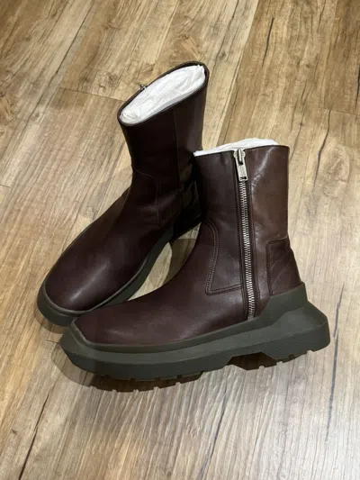 Pre-owned Undercover 20aw Boots In Brown