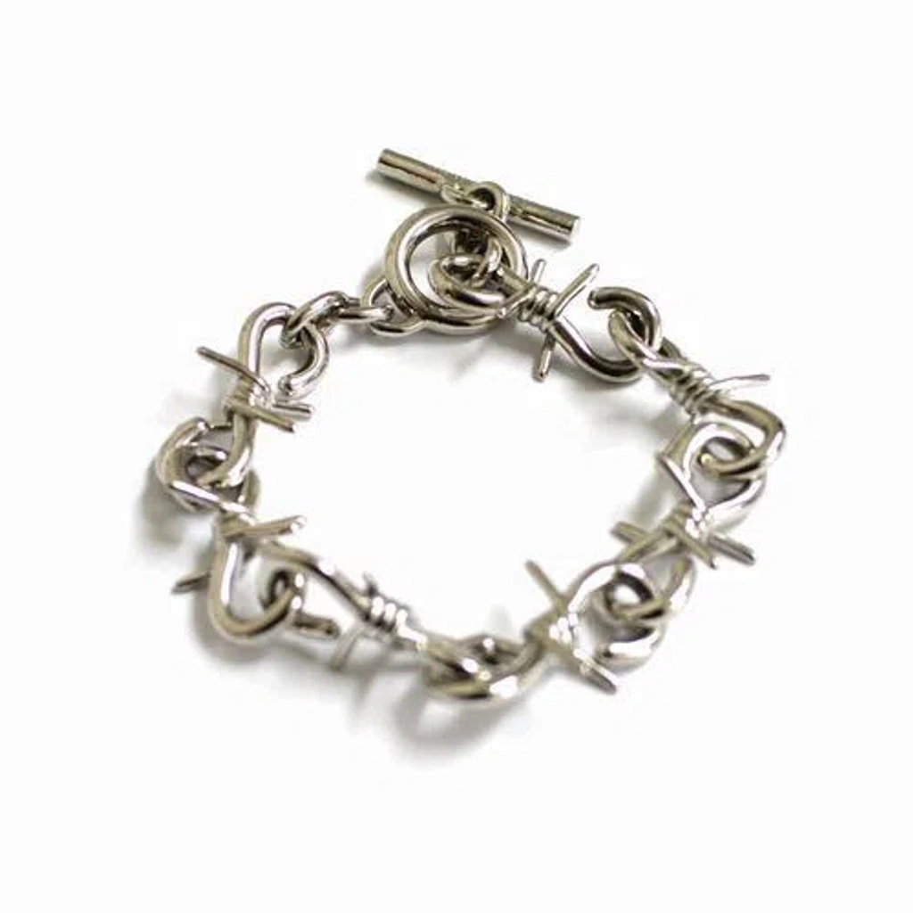 Pre-owned Undercover 23aw Brass Barbed Wire Bangle Bracelet