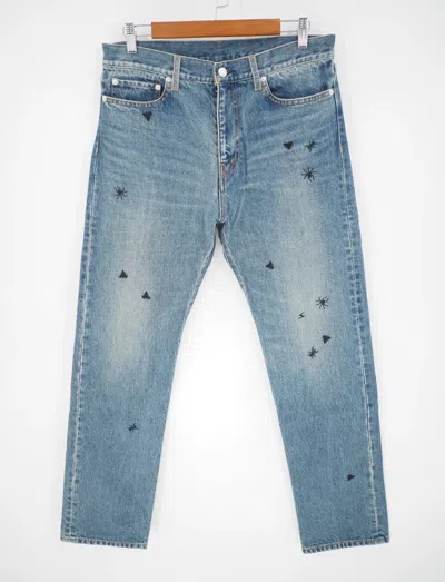 Pre-owned Undercover 24ss Bug Embroidery Denim Size 3 In Blue