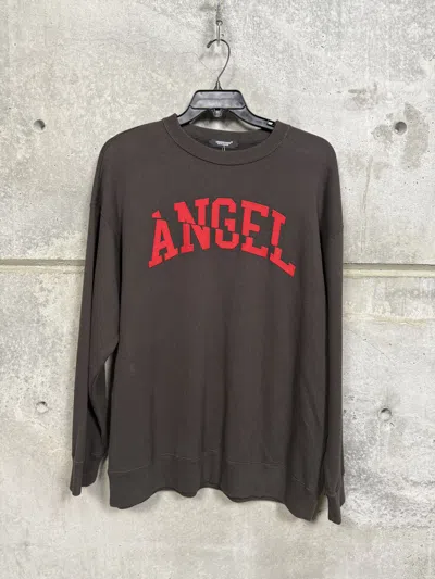 Pre-owned Undercover $290  Split Angel Sweatshirt In Brown