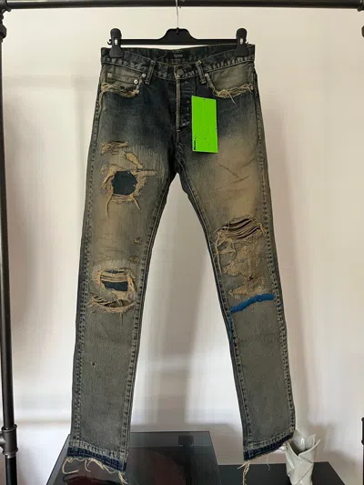 Pre-owned Undercover 68 Blue Yarn Denim Size 1
