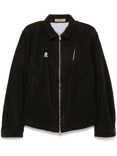 Undercover Appliqué Logo Shirt Jacket In ブラック