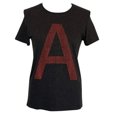 Pre-owned Undercover "a" Tee In Black