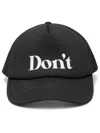Undercover Acc Slogan-print Cap In Black
