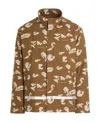 Undercover All-over Logo Light Jacket In Brown