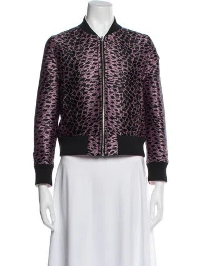 Pre-owned Undercover Animal Print Bomber Jacket In Multi