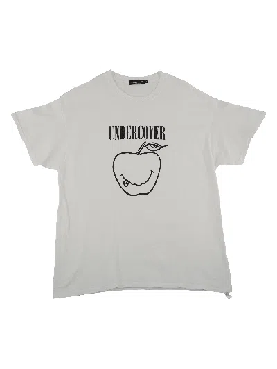 Pre-owned Undercover Apple  Spellout Tee In White