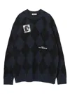 Undercover Argyle-patterned Sweater In Multi
