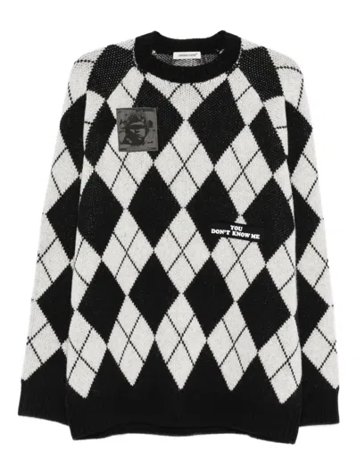 Undercover Argyle Sweater In Multi