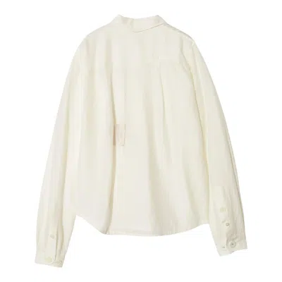 Undercover Asymmetrical Blouse In White