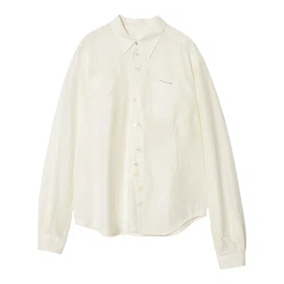 Undercover Asymmetrical Blouse In White