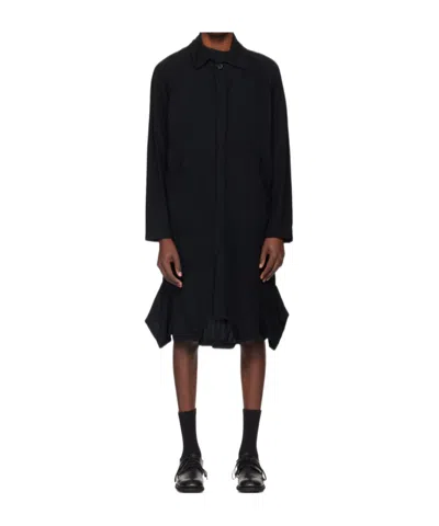 Undercover Asymmetrical Coat In Black