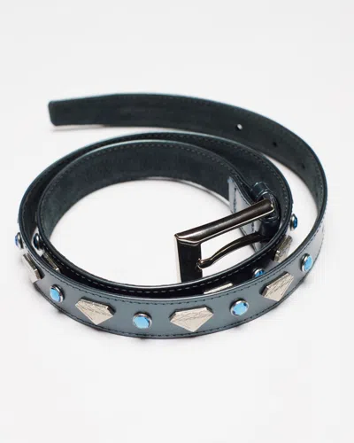 Pre-owned Undercover Autumn-winter 2001/02 "d.a.v.f." Belt In Blue