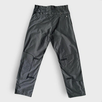 Pre-owned Undercover Aw00-01 Melting Pot Nylon Pants In Black