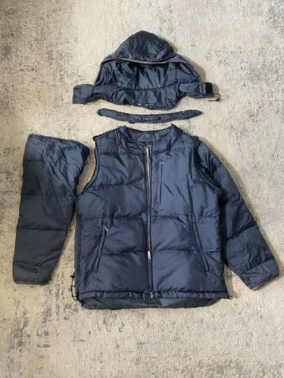 Pre-owned Undercover Aw00 "melting Pot" Small Parts Puffer Jacket In Green