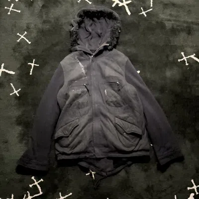 Pre-owned Undercover Aw03 - “but Beautiful V / Guru Guru” Fish Tail Jacket In Black