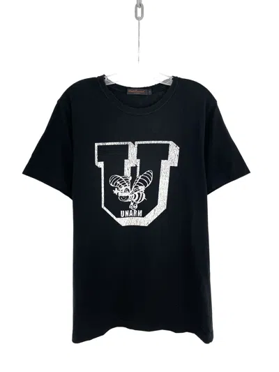 Pre-owned Undercover Aw03 Paper Doll Unarm T-shirt In Black