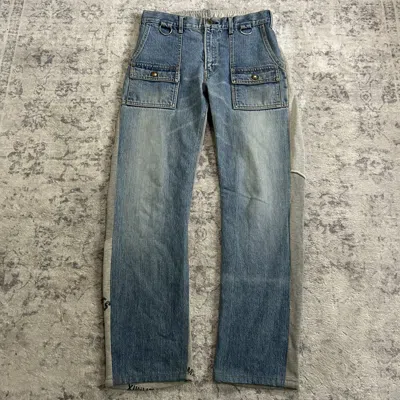 Pre-owned Undercover Aw03  Paper Doll Hybrid D Ring Denim Pants In Multi