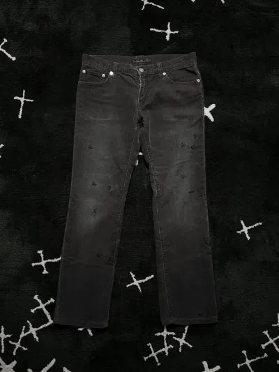 Pre-owned Undercover Aw06 - Bug Corduroy Pants In Black