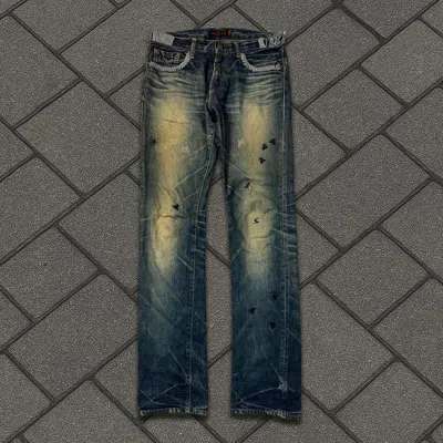 Pre-owned Undercover Aw06  Bug Denim In Blue