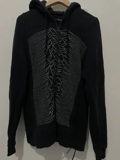 Pre-owned Undercover Aw09 Earmuff Maniac Zip Hoodie In Black