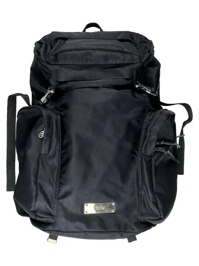 Pre-owned Undercover Aw11  Utility Cargo Nylon Prada Vela Backpack In Black