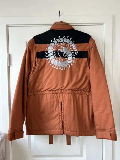 Pre-owned Undercover Aw20 “fallen Man” Convertible Jacket In Orange