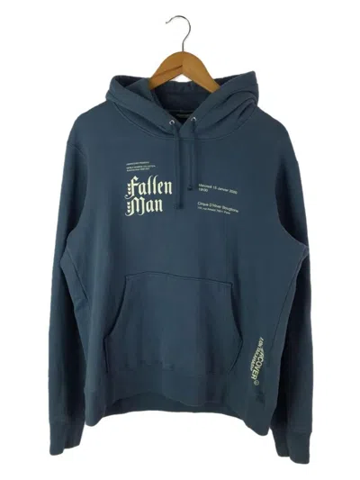 Pre-owned Undercover Aw20 "fallen Man" Hoodie In Blue