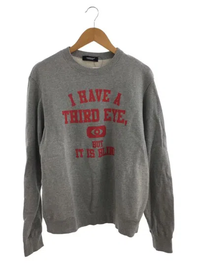 Pre-owned Undercover Aw22 "i Have A Third Eye" College Sweatshirt In Grey
