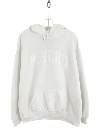 Pre-owned Undercover Aw22 Psycho Hoodie In White