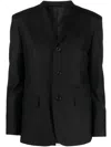 Undercover Bead-appliqué Wool Blend Blazer In Black