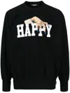 Undercover Bead-embellished Fleece Sweatshirt In Black