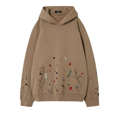 Pre-owned Undercover Bead Embellished Hoodie 'tan' | Men's Size 2