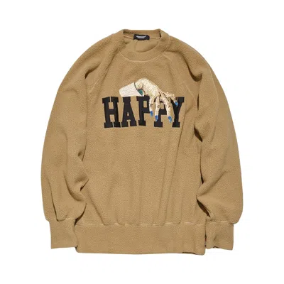 Pre-owned Undercover Bead Embroidery Polartec Sweatshirt 'beige' | Tan | Men's Size 3