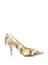 Undercover Beaded-embellishment Printed Pumps In Multi