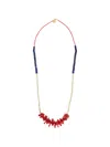 Undercover Beaded Necklace In Multi